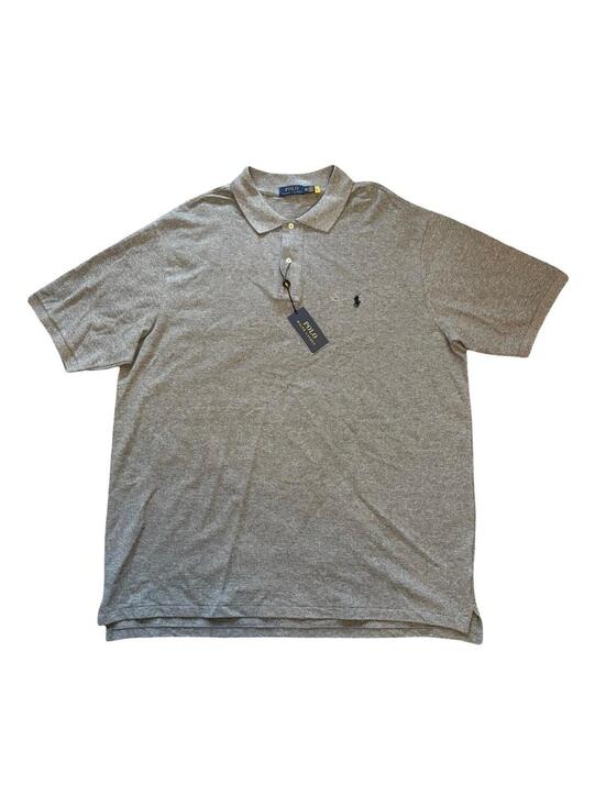 Ralph Lauren Other - Polo Ralph Lauren Mens Custom Slim Fit Iconic Mesh Polo Shirt Gray 2XLT NWT $125